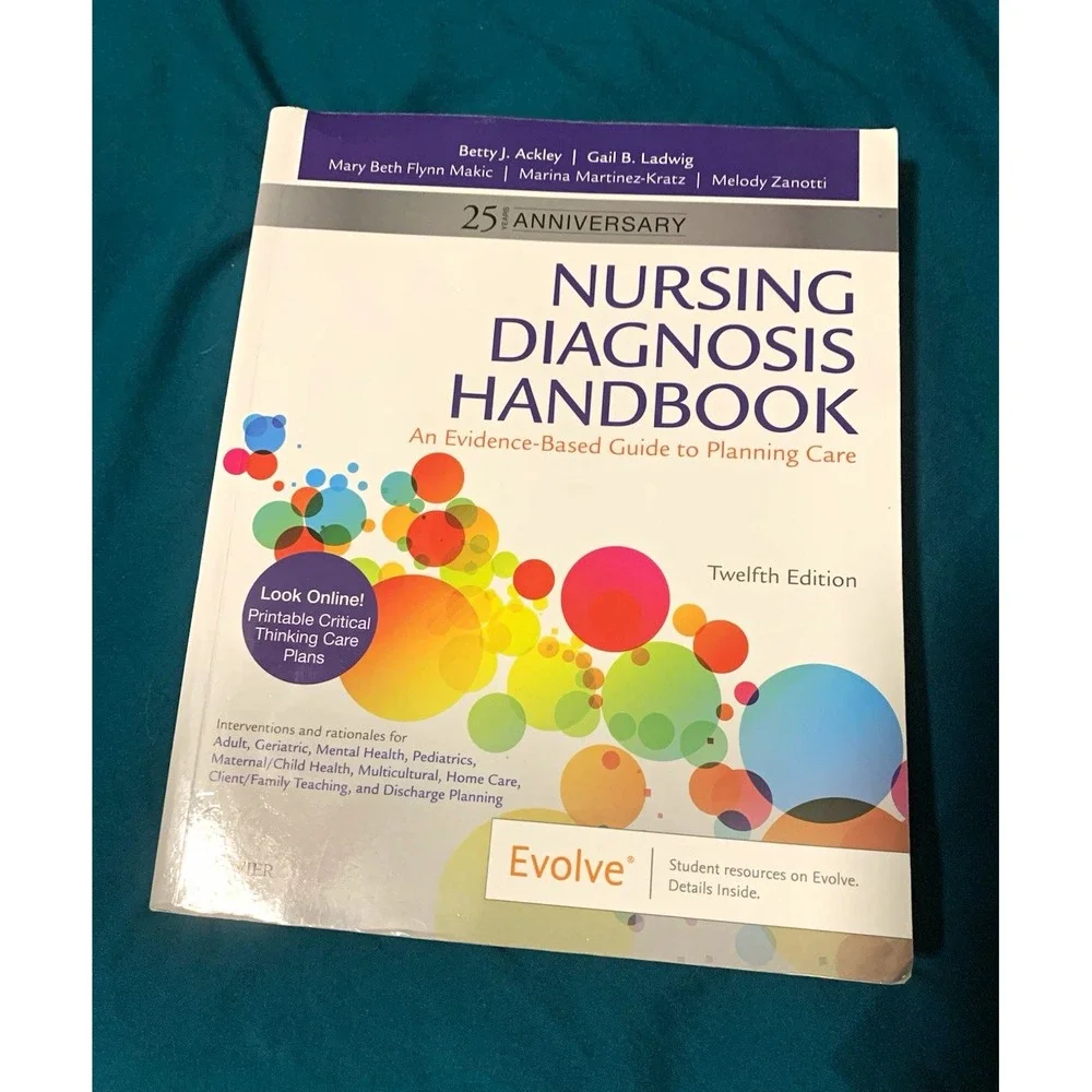 Elsevier Nursing Diagnosis Handbook Evidence-Based Guide 12th Ed 2019 Paperback